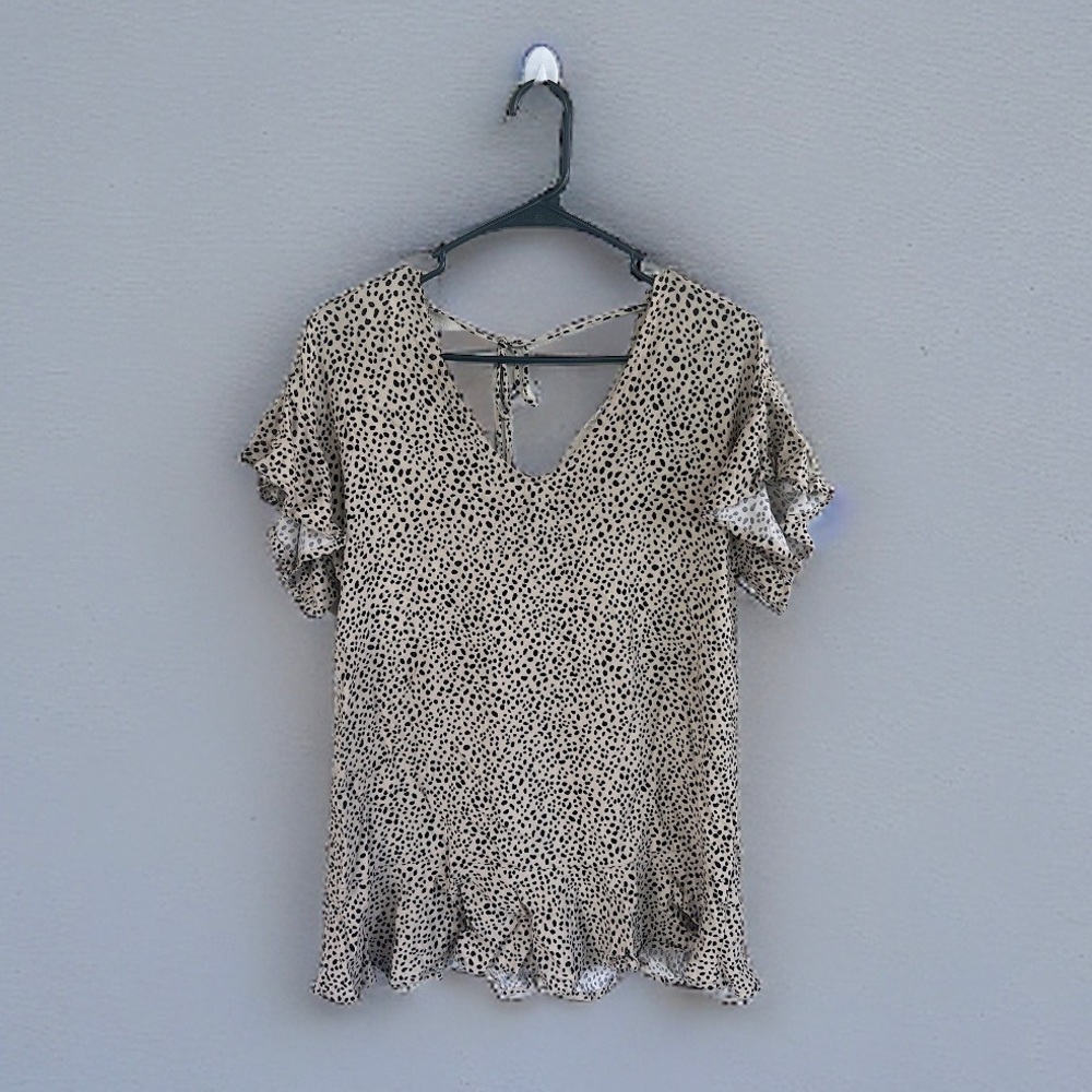 Small cheetah print blouse/dress